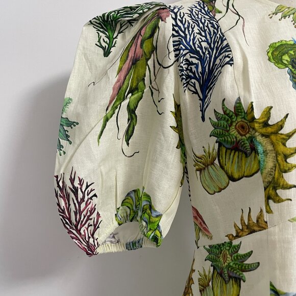 ALEMAIS Shell Fish Flared Dress - Picture 7 of 16